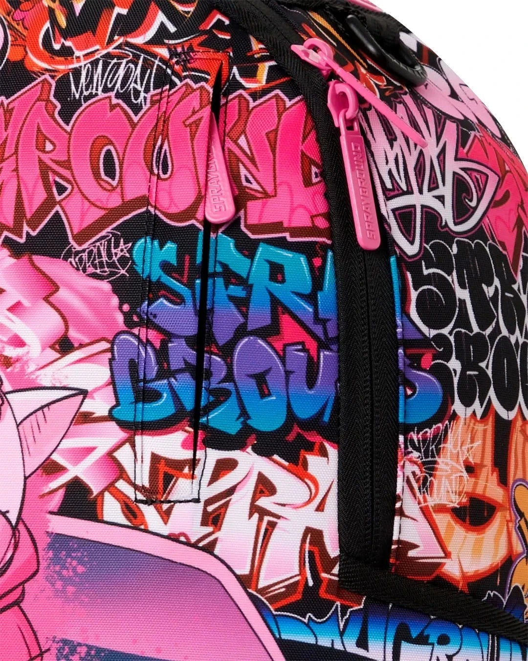 🔥🔥 Sprayground Kitty Cash Whatever Backpack New Black Bookbag Large School Bag