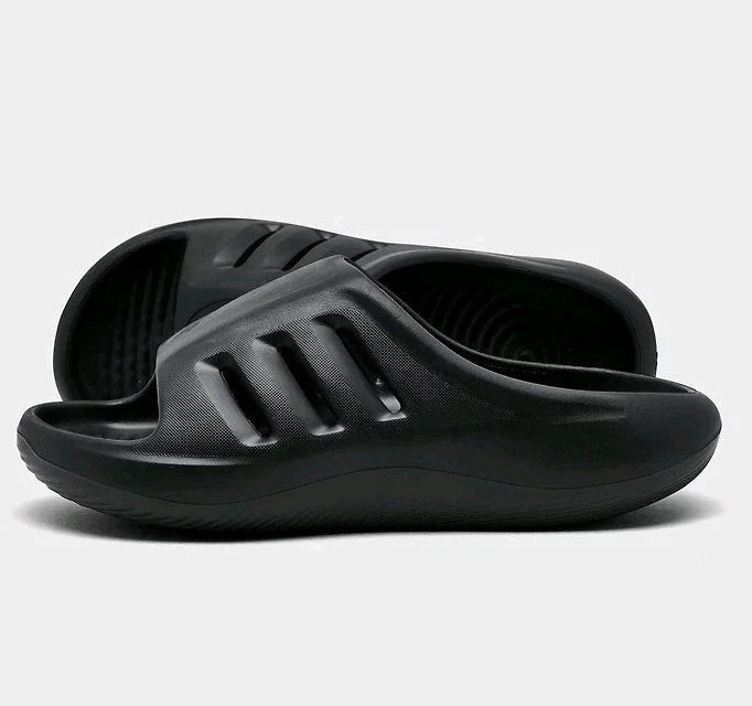 🔥🔥adidas AdiFom IIInfinity Slide Triple Black Men Unisex Slip On Sandal JI0397