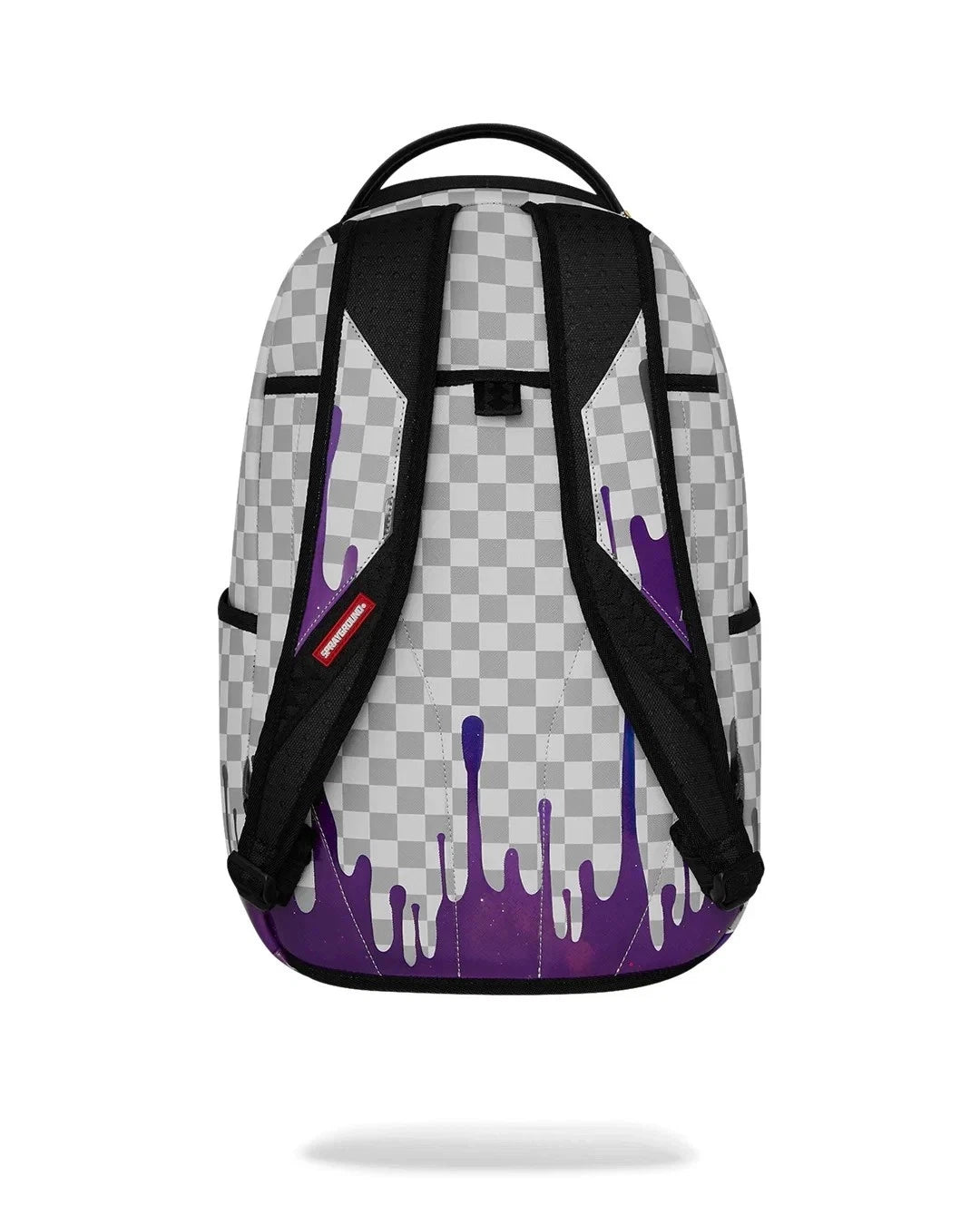 🔥🔥 Sprayground COSMIC CHAOS BackpackNew Black Purple Bookbag School Travel Bag