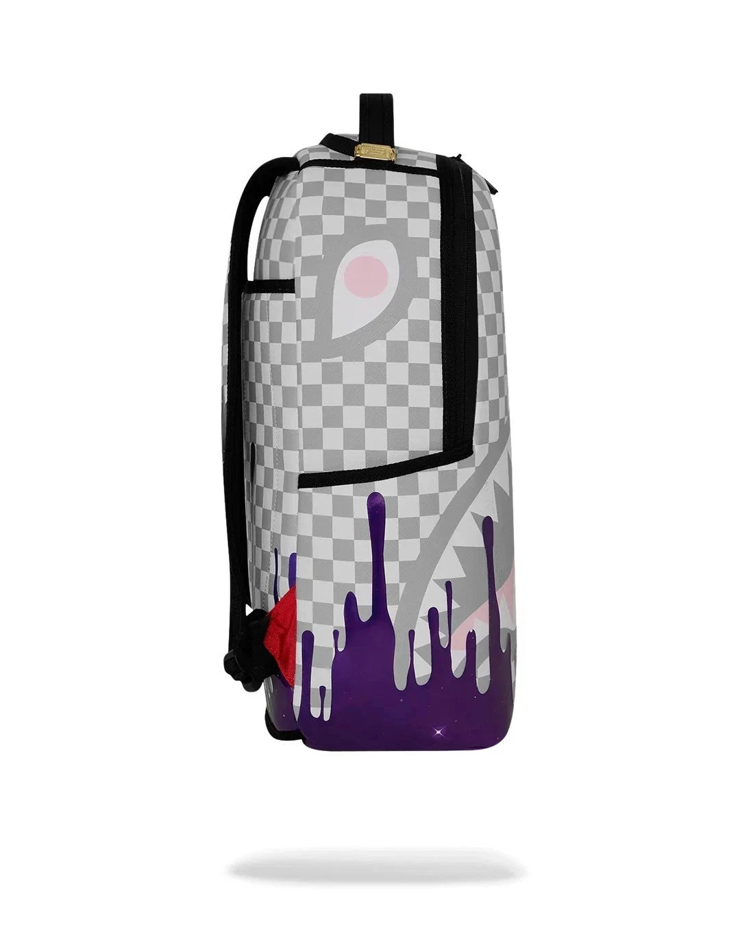 🔥🔥 Sprayground COSMIC CHAOS BackpackNew Black Purple Bookbag School Travel Bag