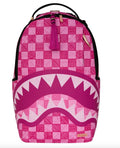 🔥🔥 Sprayground AI Pink Check Backpack New Black Bookbag Large School Bag