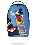 🔥🔥Sprayground x Disney Mickey Paint BackpackNew Black Bookbag Large School Bag