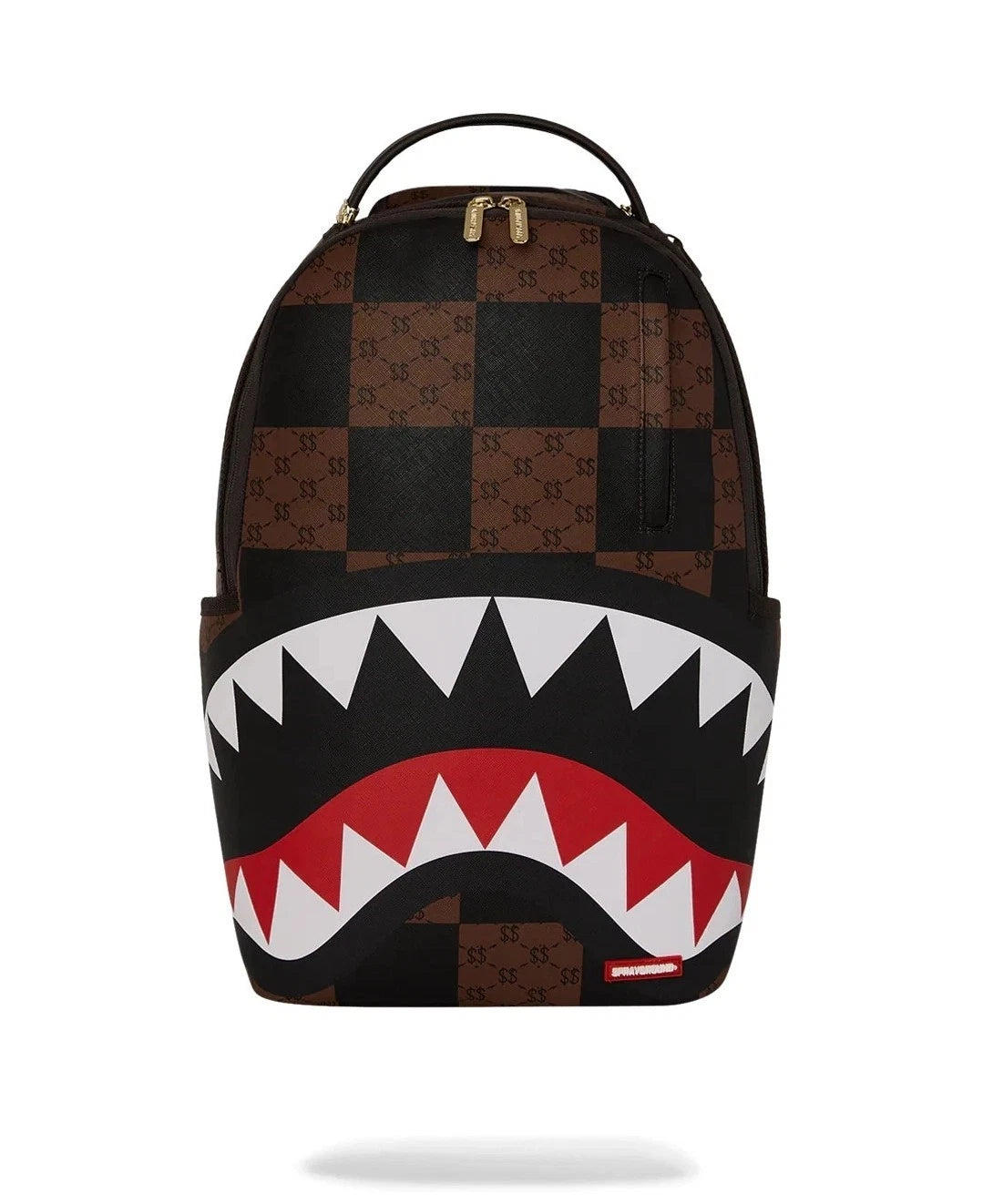 🔥🔥 Sprayground That Big Check Backpack New Black Bookbag Travel Bag School