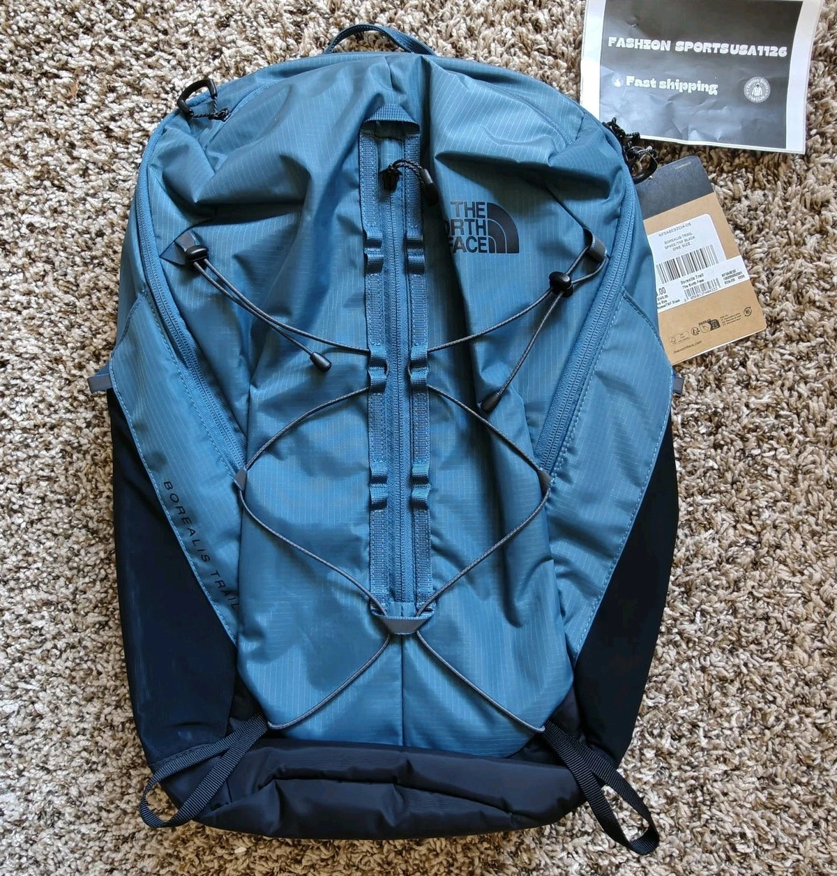 The North Face Borealis Trail Space/TNF Black NF0A8E9ZCI4-OS Brand new $140