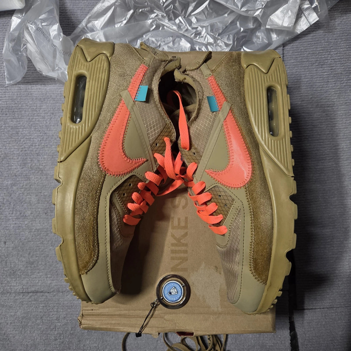 Size 8.5 - Nike Air Max 90 x OFF-WHITE Desert Ore