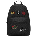 🔥🔥 Jordan Air Monogram Backpack 20L New Black Bookbag School Bag MA9155-023 🔥