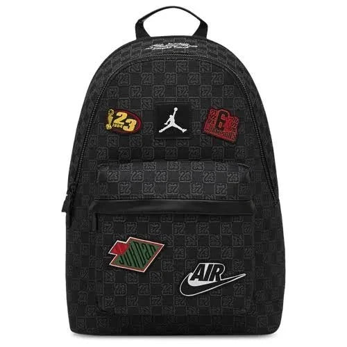 🔥🔥 Jordan Air Monogram Backpack 20L New Black Bookbag School Bag MA9155-023 🔥