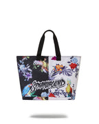 Sprayground Shadow Flight Beach Tote Bag Sharkmouth Print Tote New