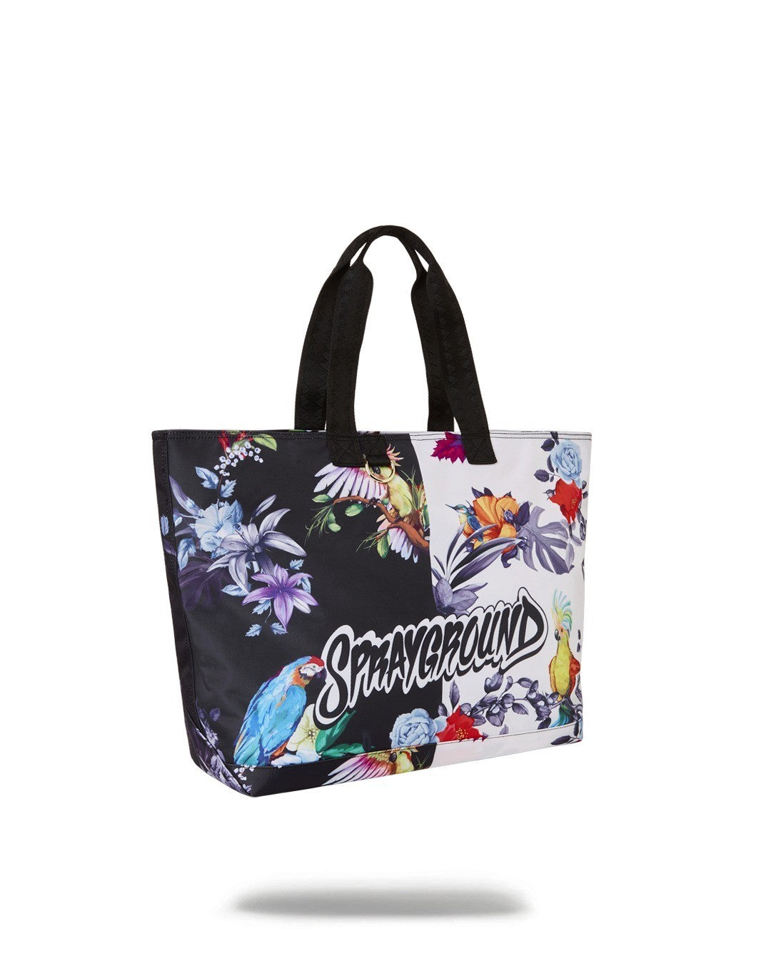 Sprayground Shadow Flight Beach Tote Bag Sharkmouth Print Tote New