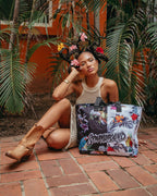 Sprayground Shadow Flight Beach Tote Bag Sharkmouth Print Tote New