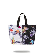 Sprayground Shadow Flight Beach Tote Bag Sharkmouth Print Tote New