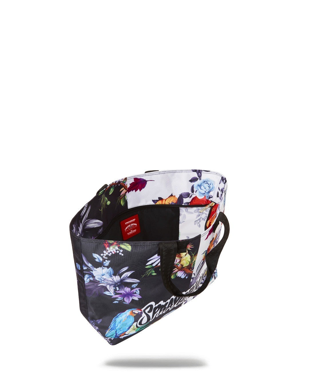 Sprayground Shadow Flight Beach Tote Bag Sharkmouth Print Tote New